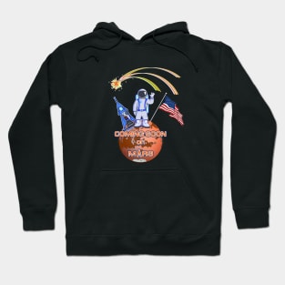 American astronaut on Mars Hoodie